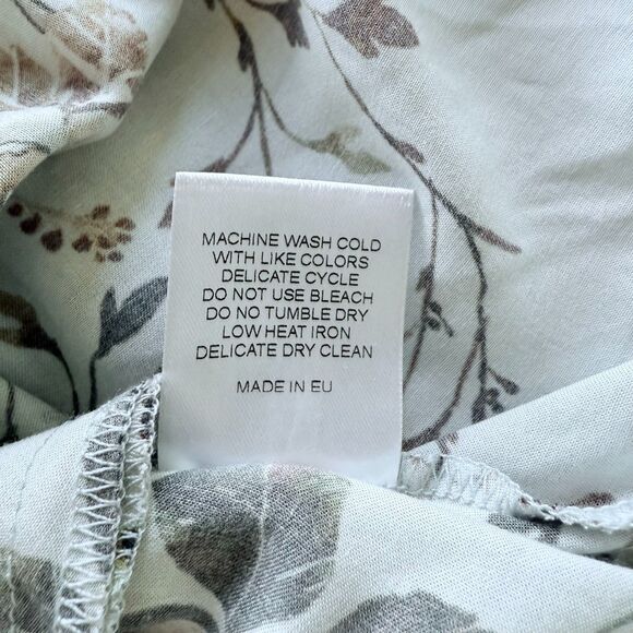 NWT Silversands Sleeveless Floral Dress in Light Blue Pink & Green Size S (IT40) - Picture 6 of 10